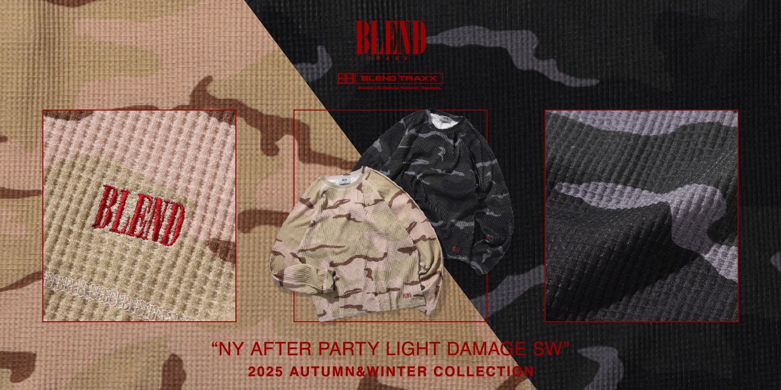 10/18(土) BLEND 2025 AUTUMN&WINTER COLLECTION 新作発売