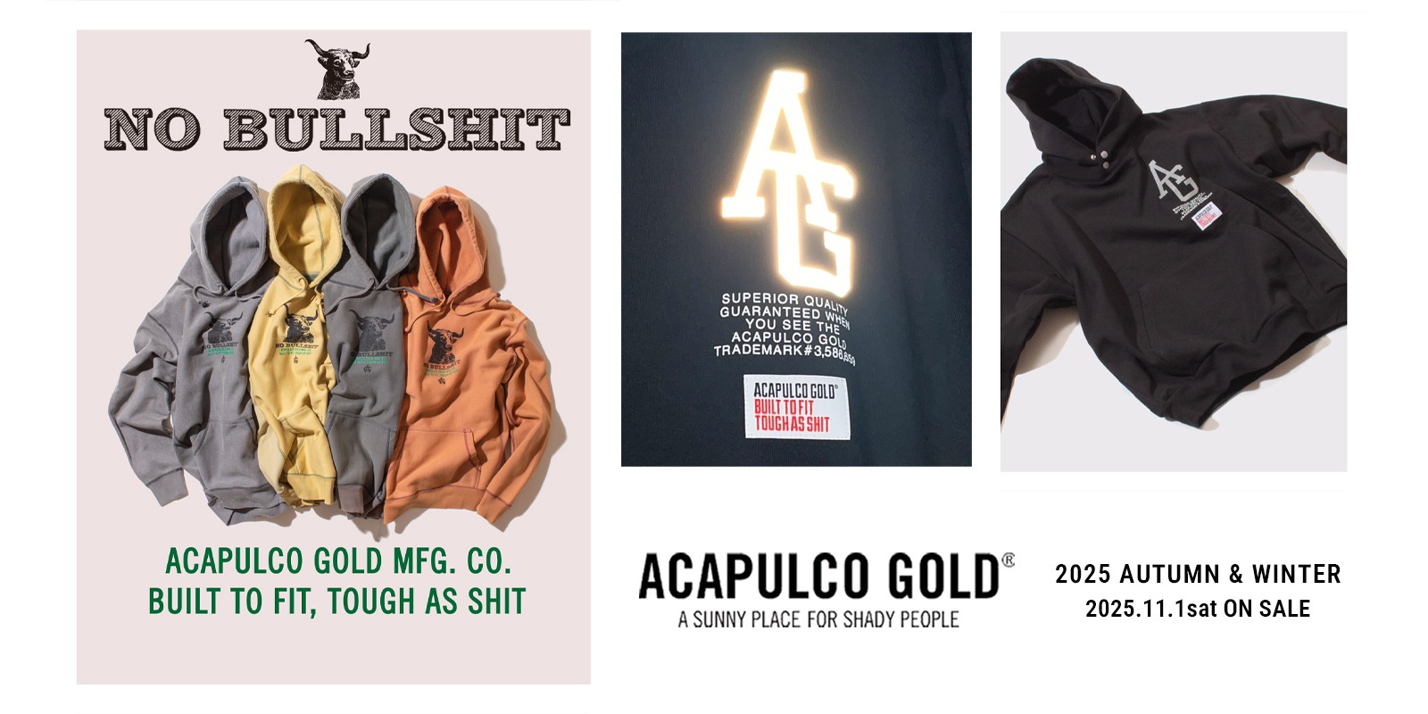 11/1(土) Acapulco Gold 2025 FALL&WINTER COLLECTION 新作発売