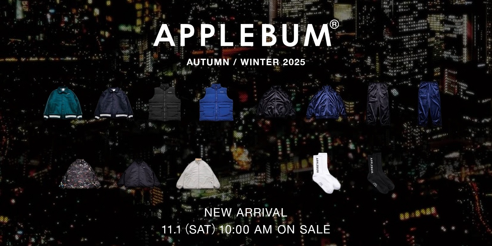 11/1(土) APPLEBUM 2025 AUTUMN&WINTER COLLECTION 新作発売