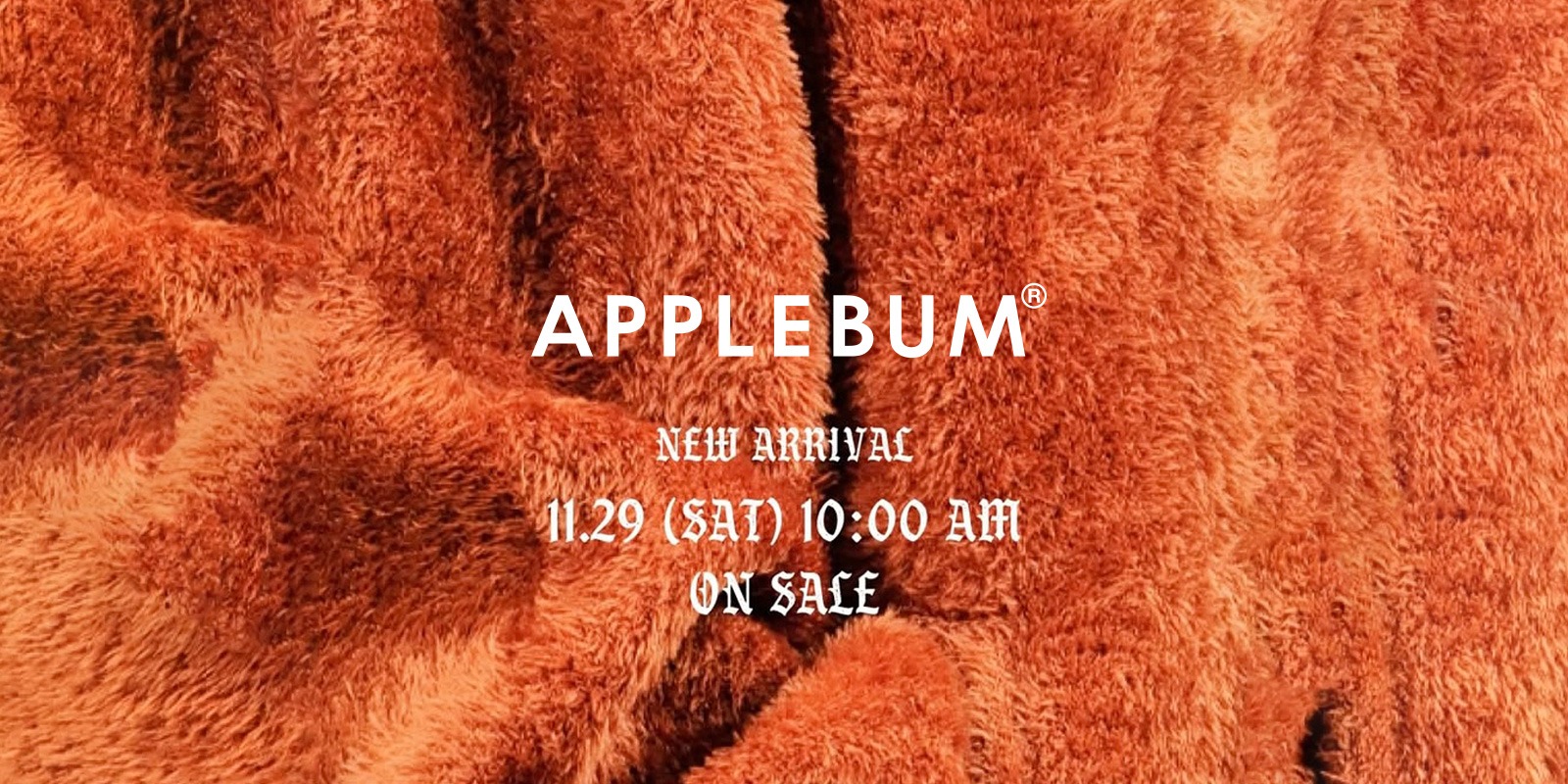 11/29(土) APPLEBUM 2025 AUTUMN&WINTER COLLECTION 新作発売