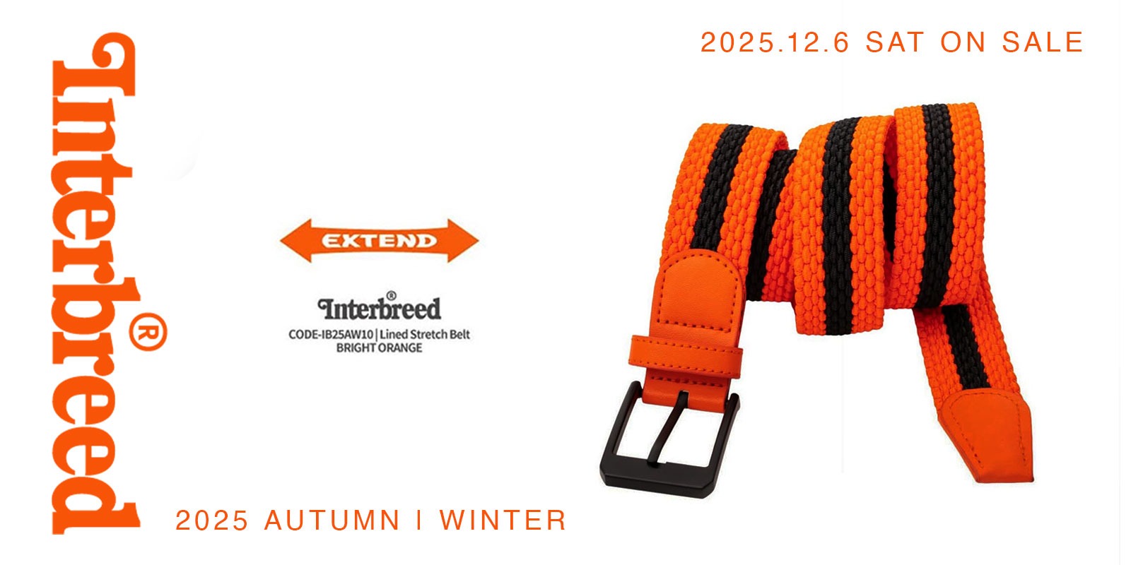 12/6(土) 00:00~ INTERBREED 2025 AUTUMN & WINTER COLLECTION 新作発売