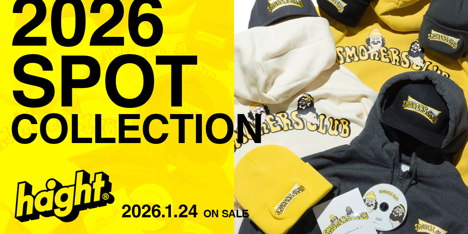 1/24(土) HAIGHT 2026 SPOT ITEM 発売