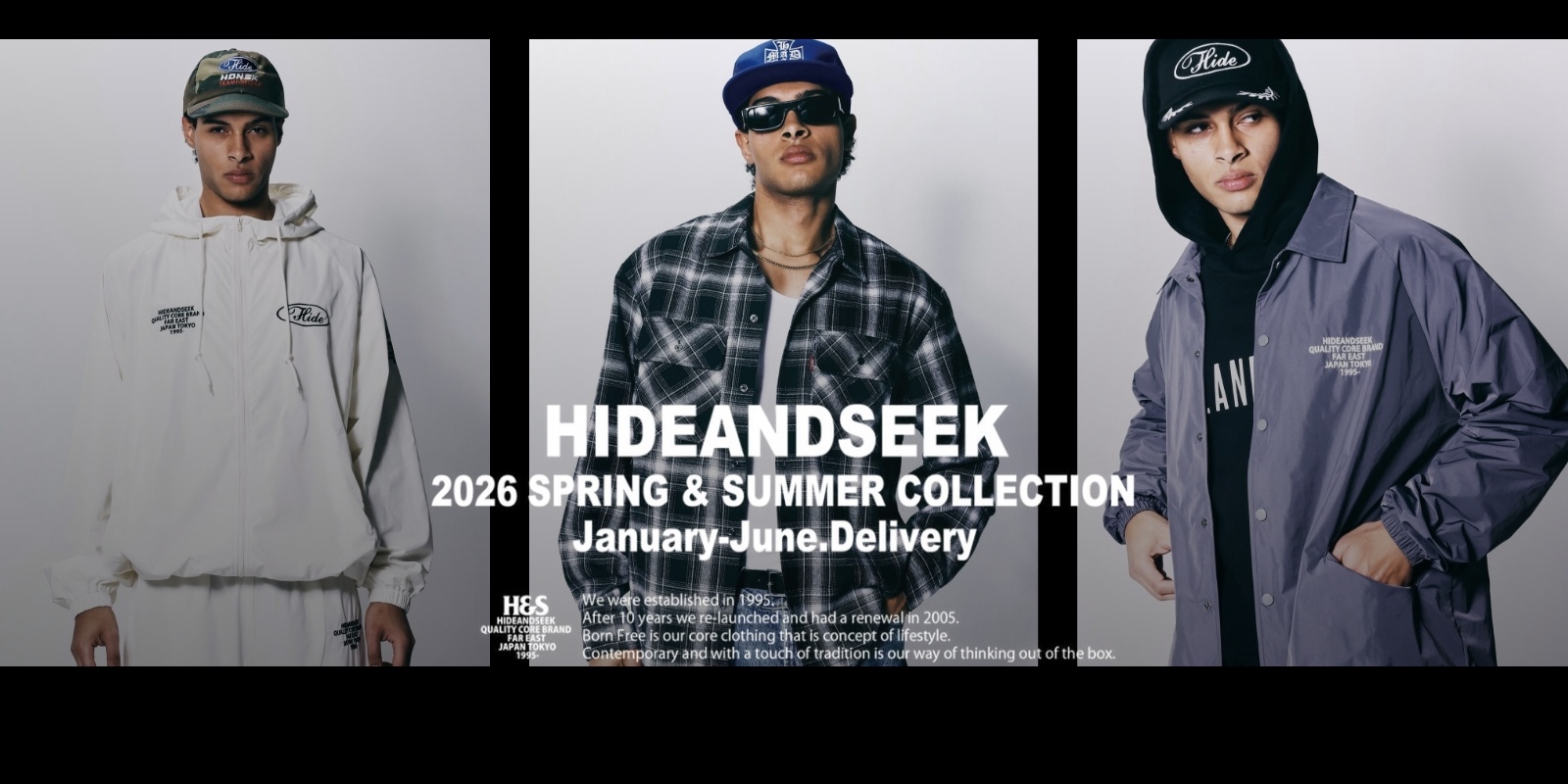 2/21(土) 12時〜 HideandSeek 2026 SPRING&SUMMER COLLECTION 新作発売