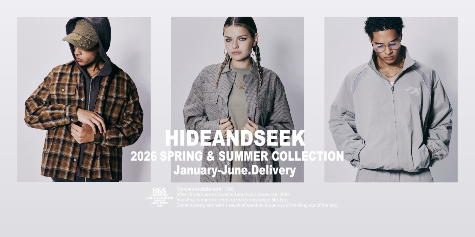3/7(土) 12時〜 HideandSeek 2026 SPRING&SUMMER COLLECTION 新作発売