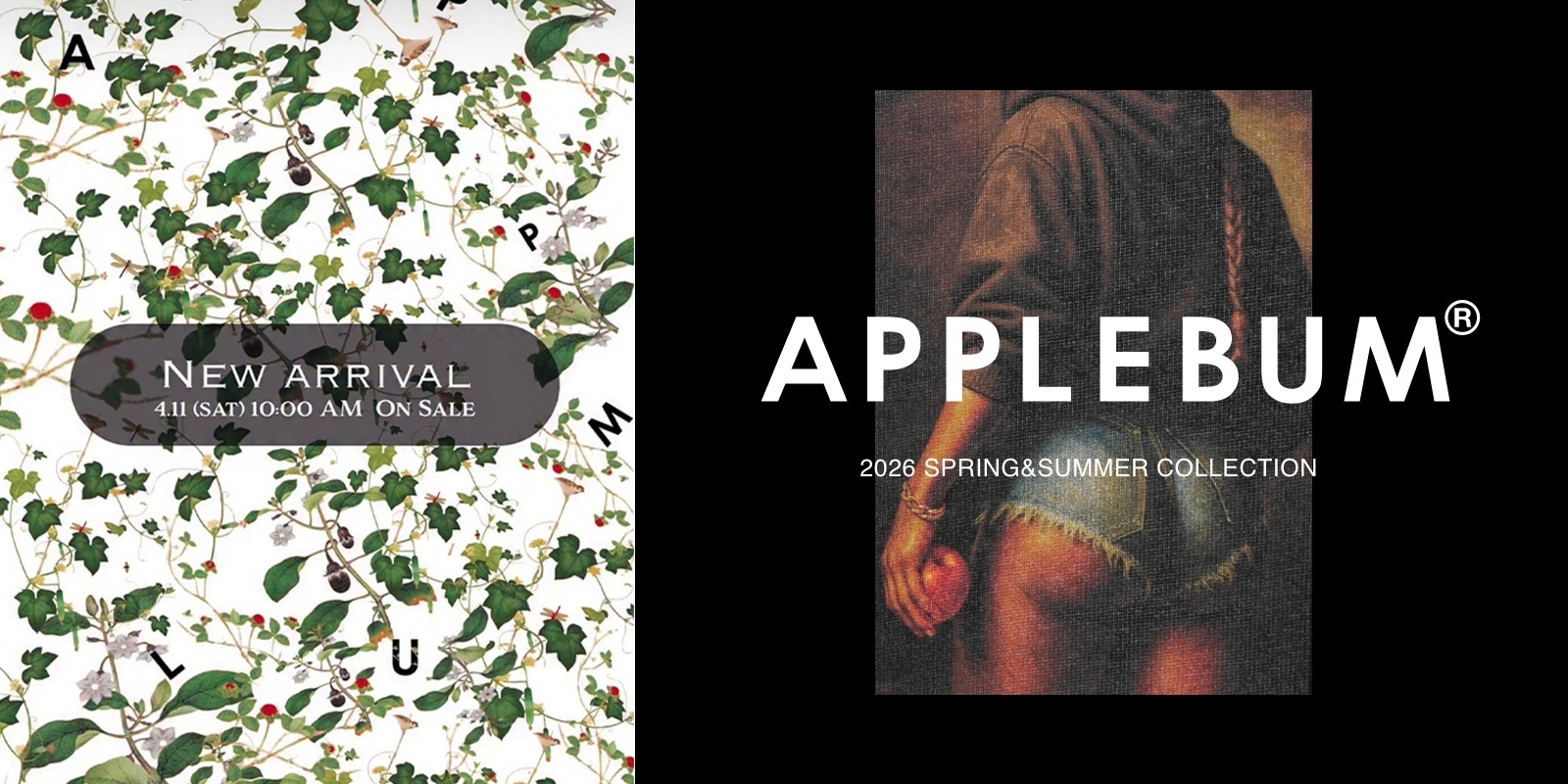 4/11(土) APPLEBUM 2026 SPRING / SUMMER COLLECTION 新作発売