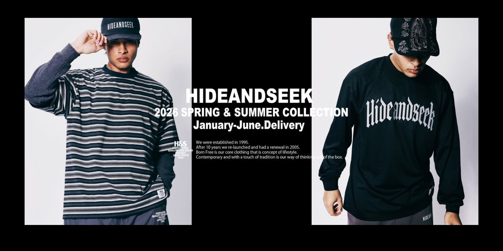5/2(土) 12時〜 HideandSeek 2026 SPRING&SUMMER COLLECTION 新作発売