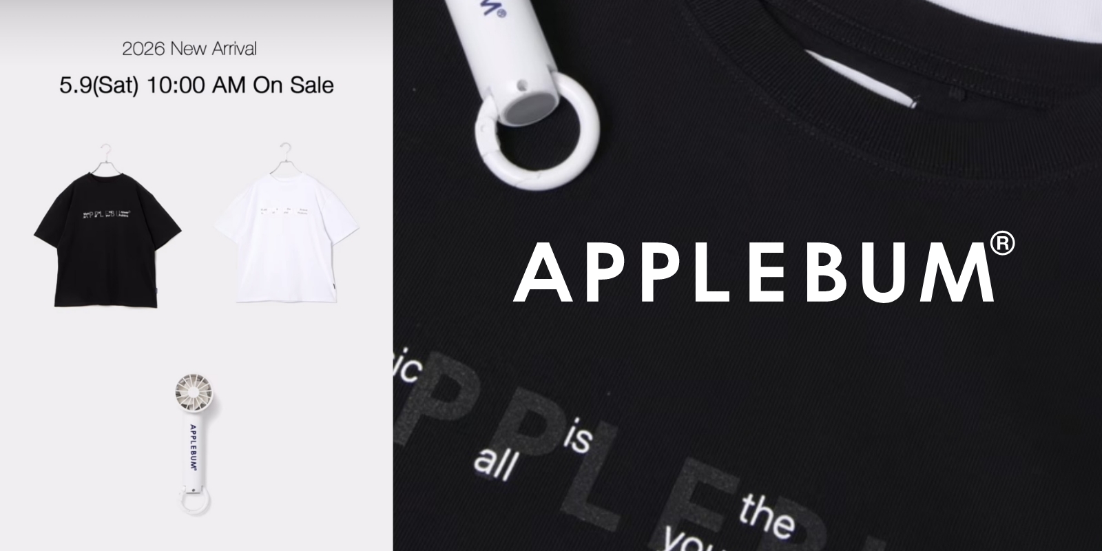 5/9(土) APPLEBUM 2026 SPRING / SUMMER COLLECTION 新作発売