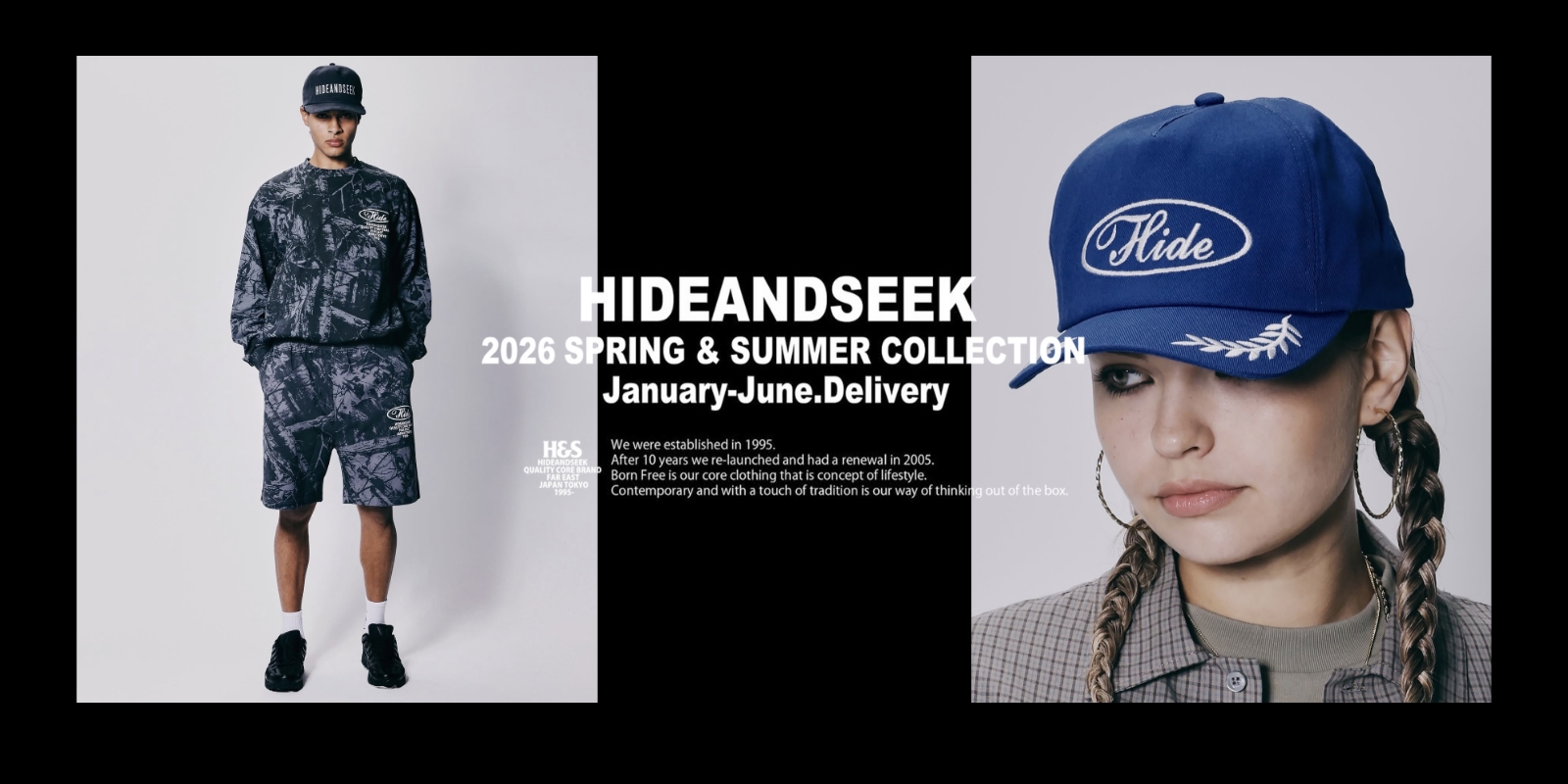 5/23(土) 12時〜 HideandSeek 2026 SPRING&SUMMER COLLECTION 新作発売