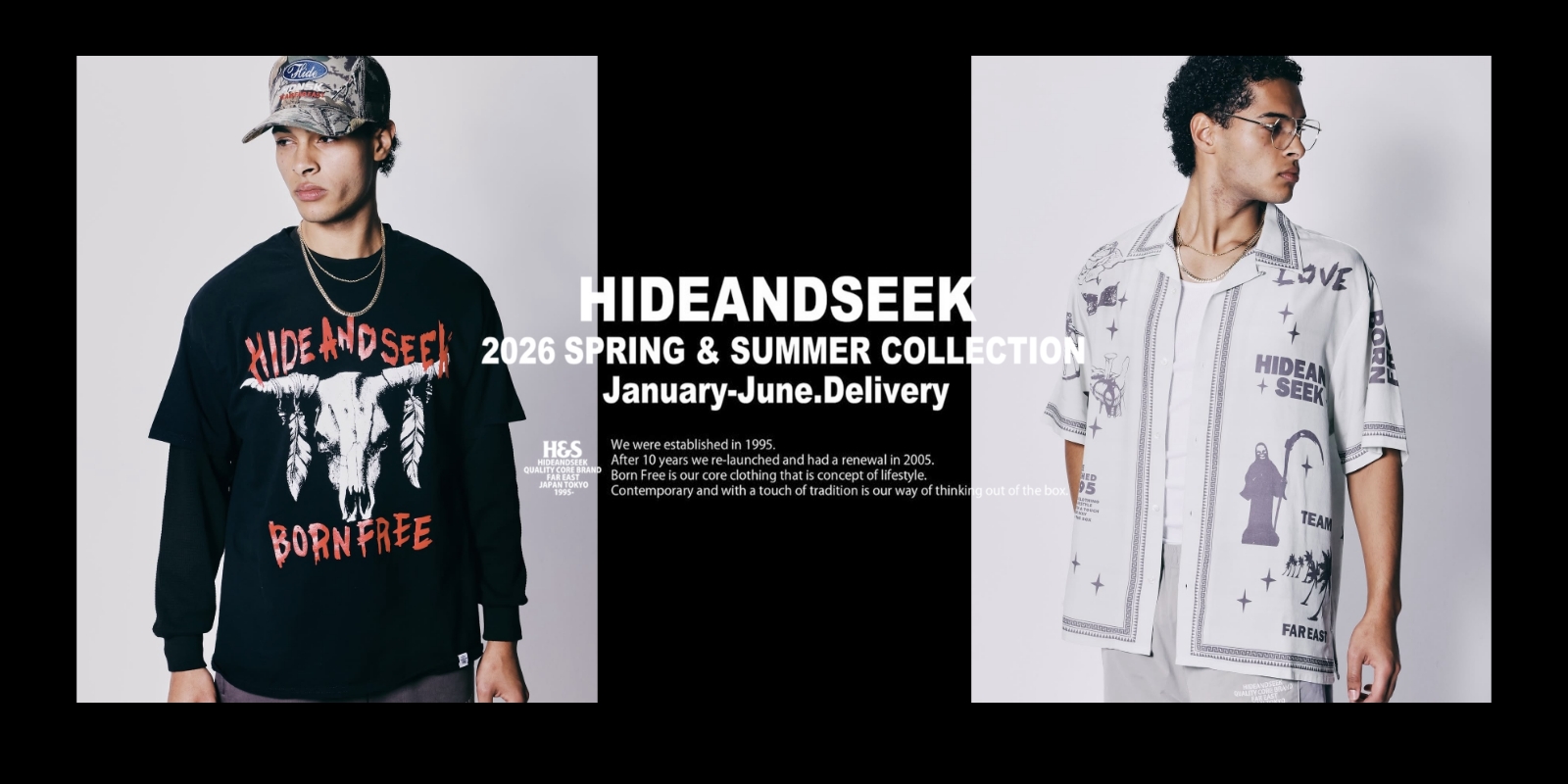 5/30(土) 12時〜 HideandSeek 2026 SPRING&SUMMER COLLECTION 新作発売