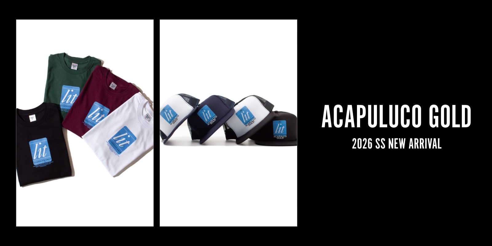 6/27(土) Acapulco Gold 2026 SPRING COLLECTION 新作発売