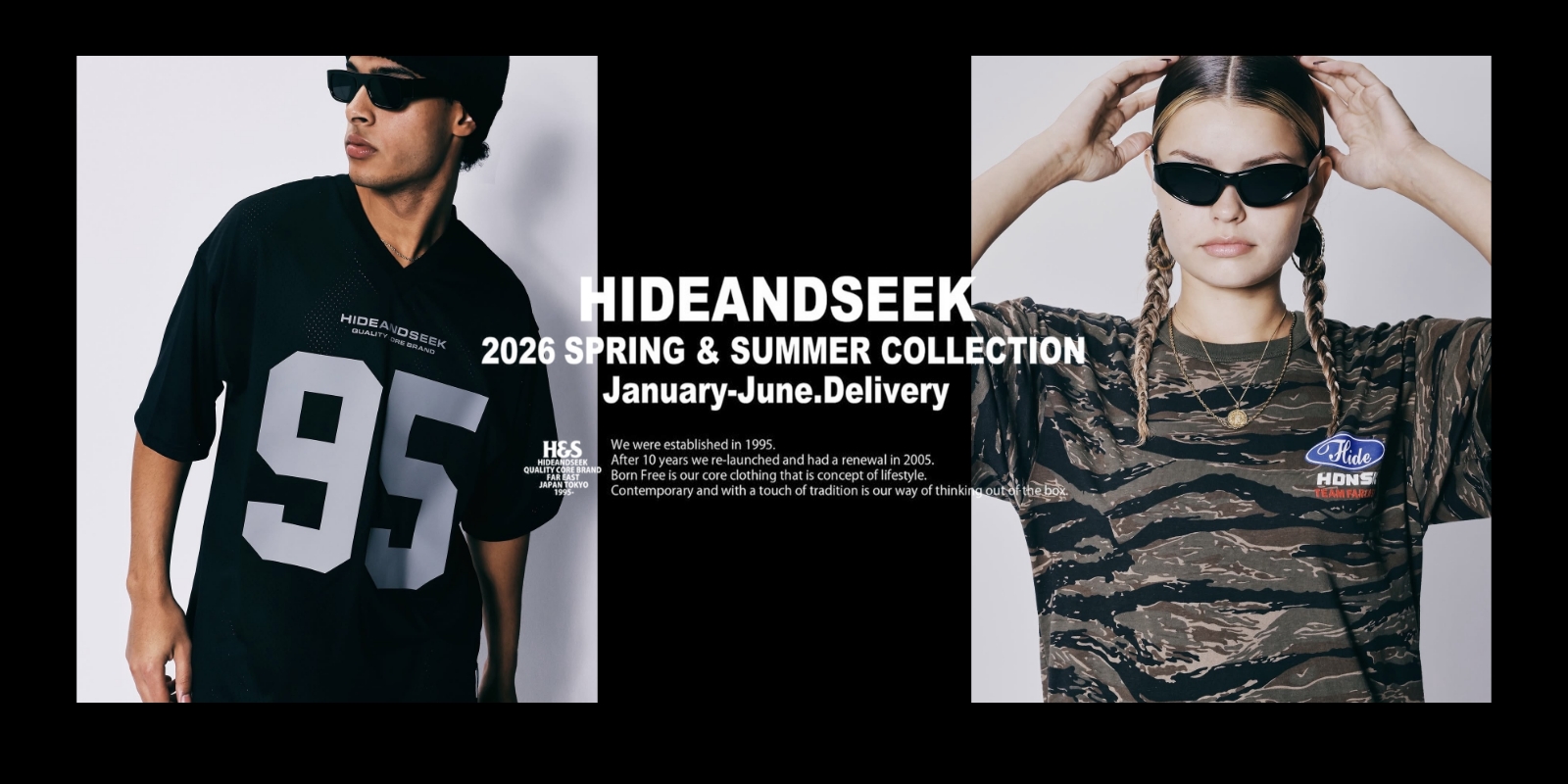 6/27(土) 12時〜 HideandSeek 2026 SPRING&SUMMER COLLECTION 新作発売