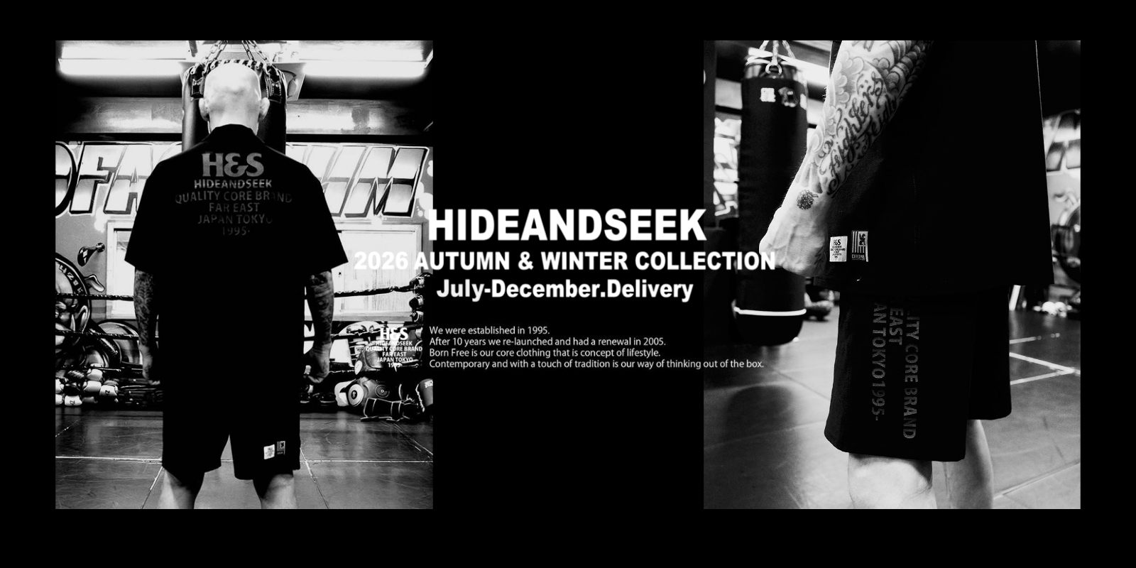 8/15(土) 12時〜 HideandSeek 2026 AUTUMN&WINTER COLLECTION 新作発売
