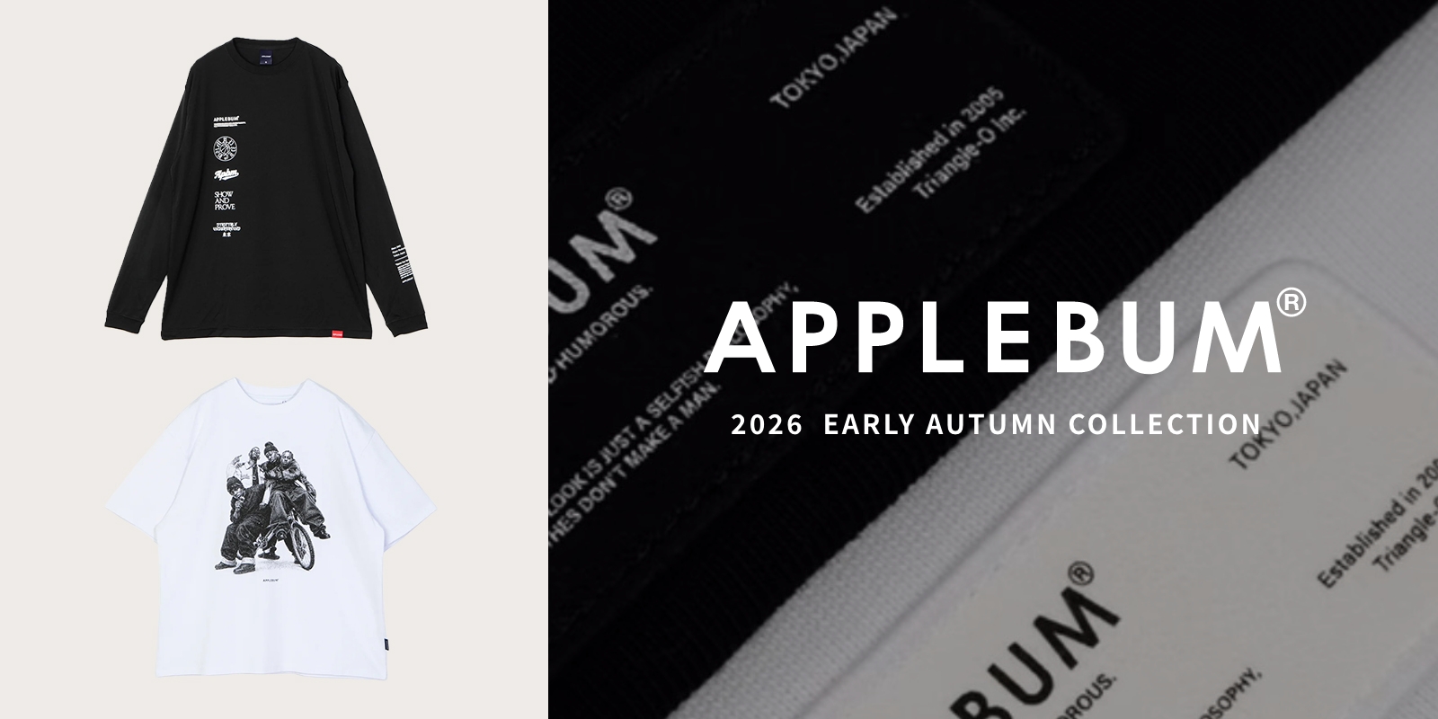 8/15(土) APPLEBUM 2026 EARLY AUTUMN 新作発売
