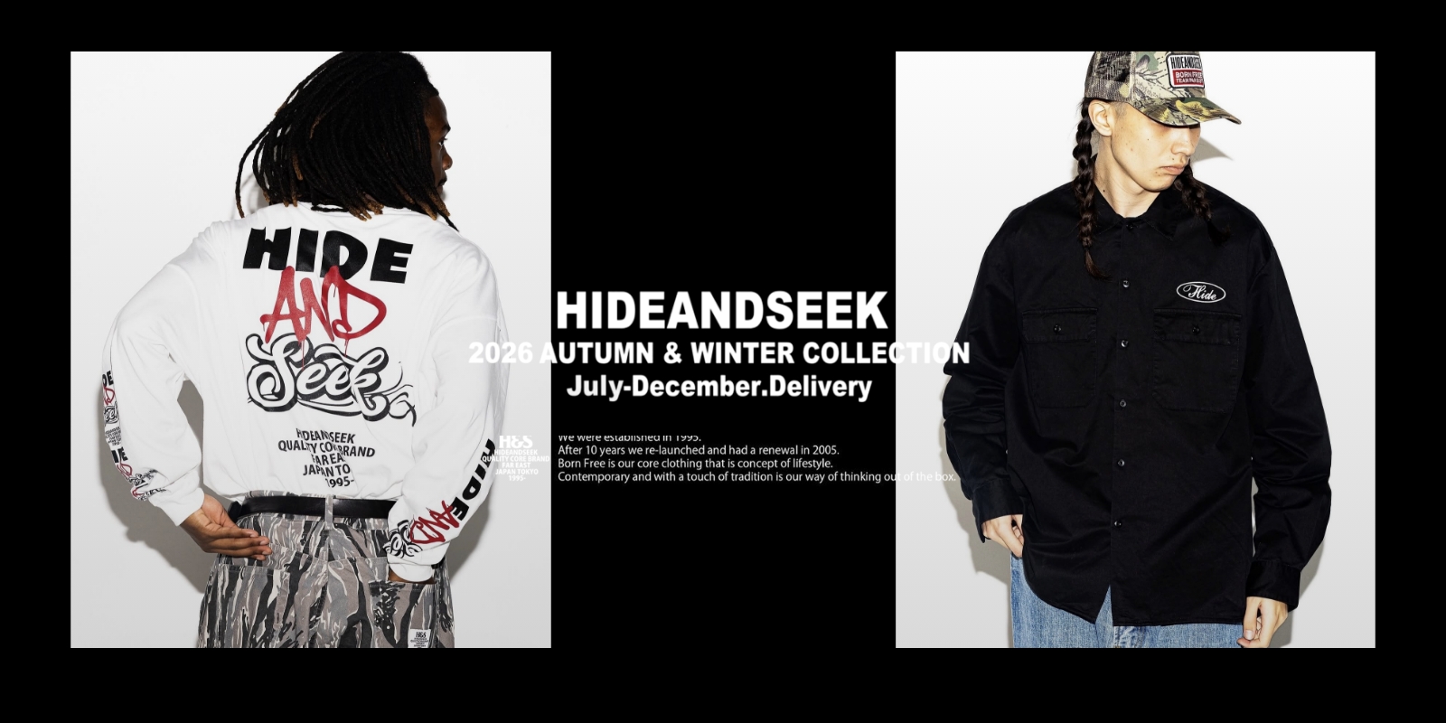 8/29(土) 12時〜 HideandSeek 2026 AUTUMN&WINTER COLLECTION 新作発売