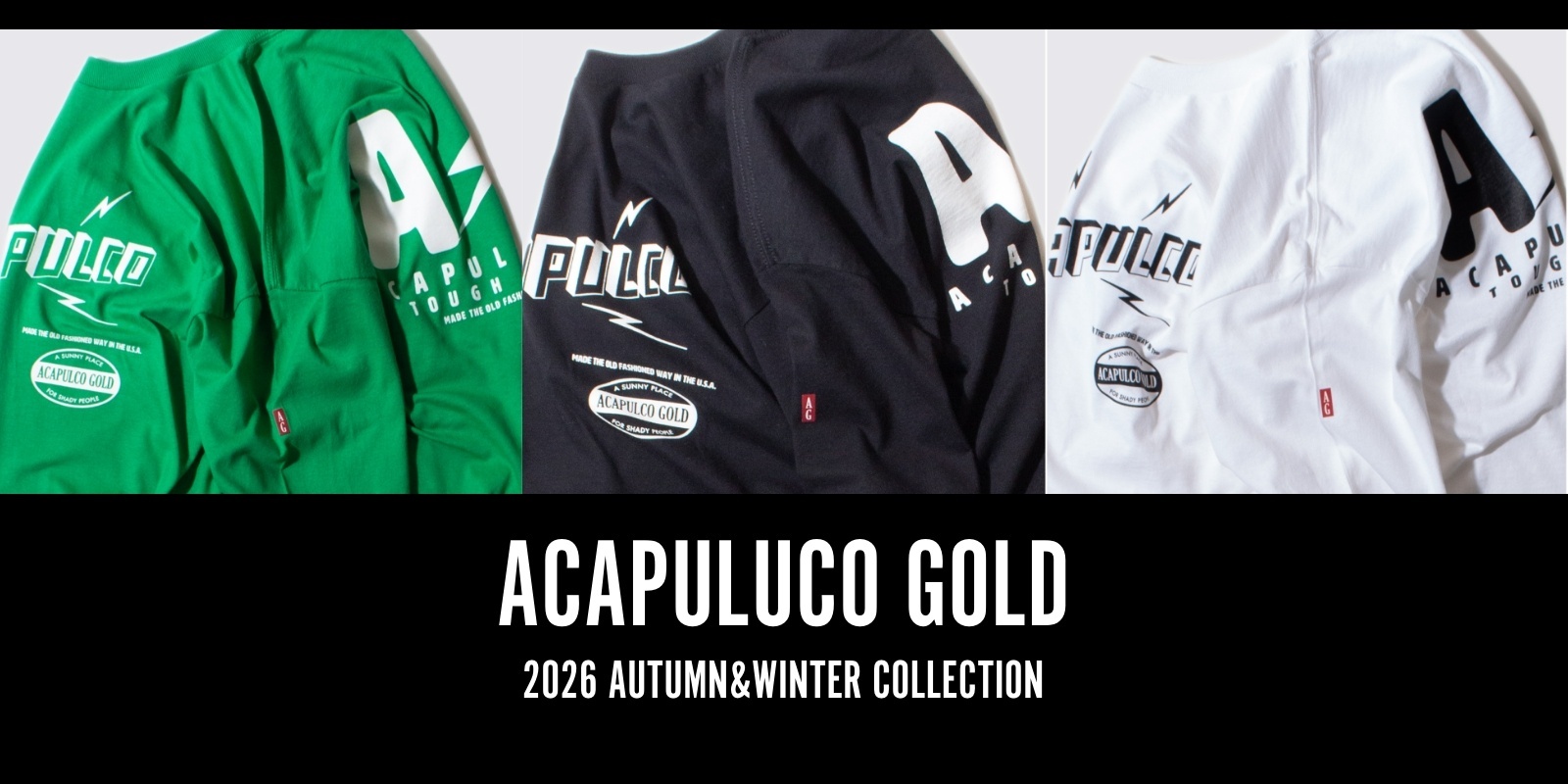 10/10(土) Acapulco Gold 2026 AUTUMN&WINTER COLLECTION 新作発売