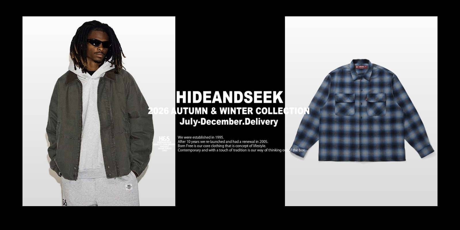10/17(土) 12時〜 HideandSeek 2026 AUTUMN&WINTER COLLECTION 新作発売