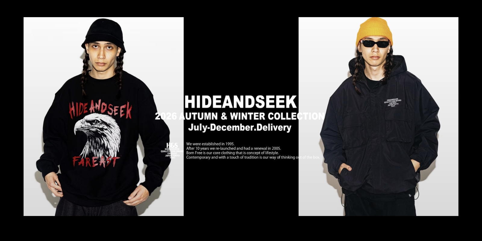 10/24(土) 12時〜 HideandSeek 2026 AUTUMN&WINTER COLLECTION 新作発売