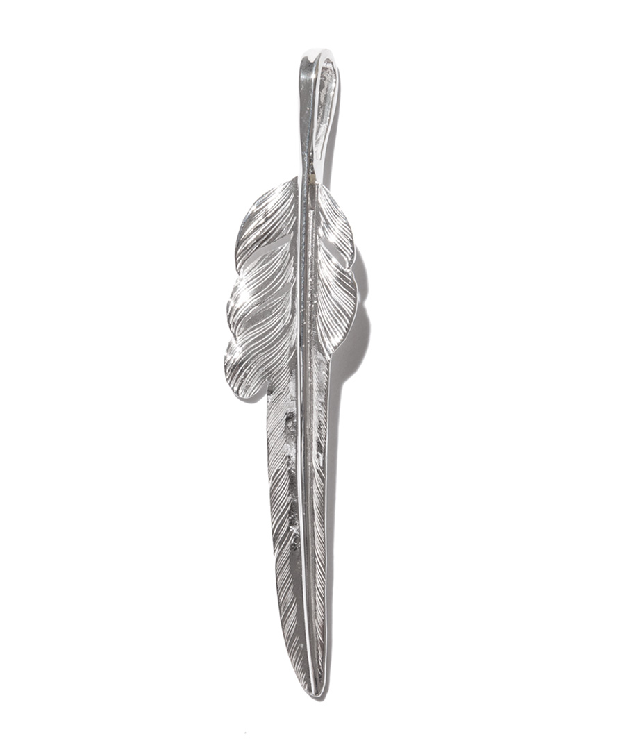 LARRY SIMTH KAZEKIRI FEATHER PENDANT (L)