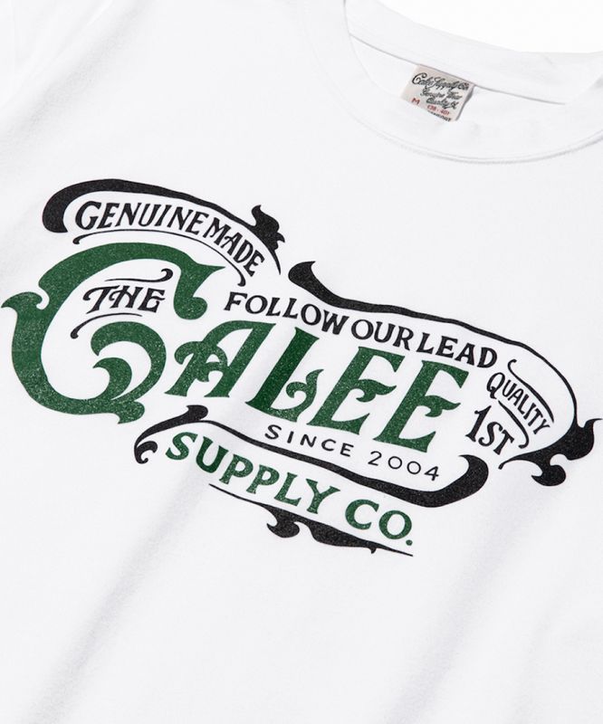 キャリー　CALEE ブランド　ロゴTシャツ　XL エメラルドグリーン