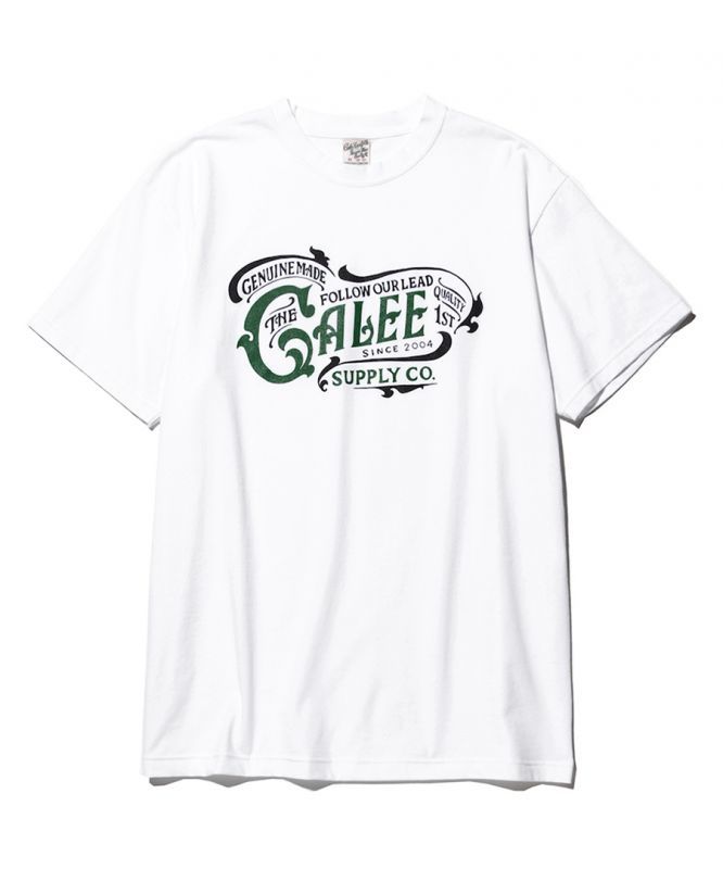 キャリー　CALEE ブランド　ロゴTシャツ　XL エメラルドグリーン