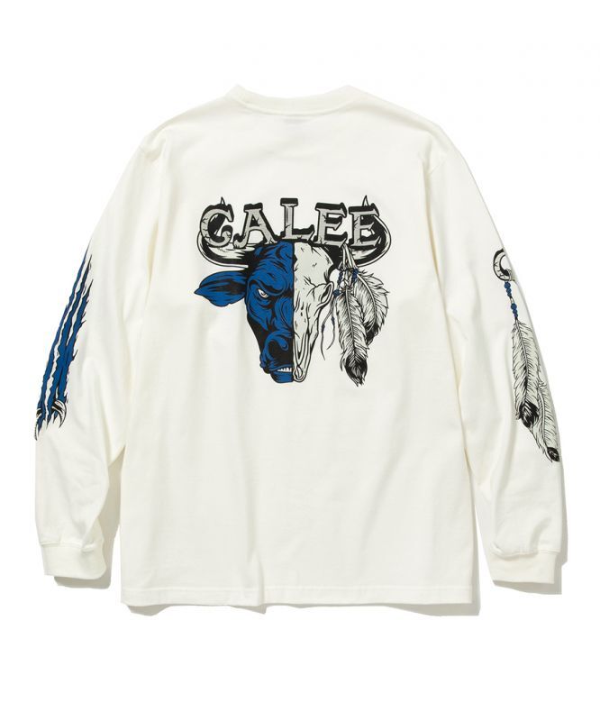 CALEE(キャリー) L/S Tシャツ 21SS002 Multi print L/S t-shirt -WHITE- 正規取扱通販サイト