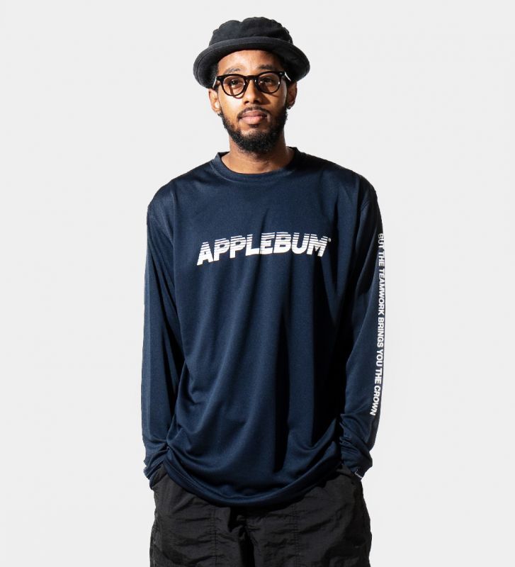 APPLEBUM】エリートパフォーマンス L/S Tシャツ ブラック【XXL】-