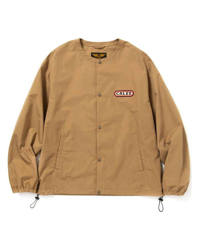 CALEE(キャリー) シャツ 21SS031 C⁄N Drop shoulder no collar jacket -BEIGE-  正規取扱通販サイト │ NEXX ONLINE SHOP