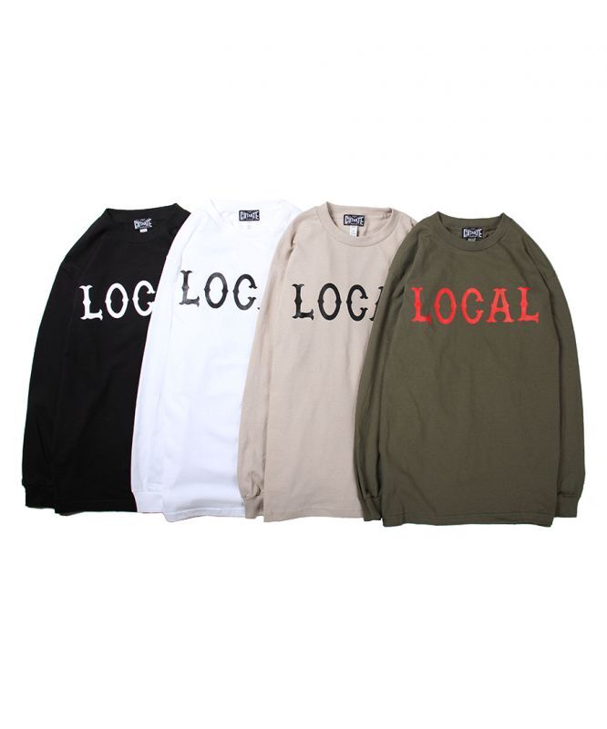 CUTRATE(カットレイト) ロングTシャツ CR-21SS020 LOCAL LOGO L/S TSHIRT │ NEXX ONLINE SHOP