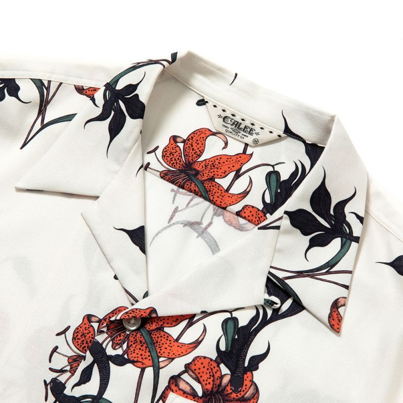 CALEE(キャリー) シャツ 21SS001M Allover flower pattern S/S shirt 