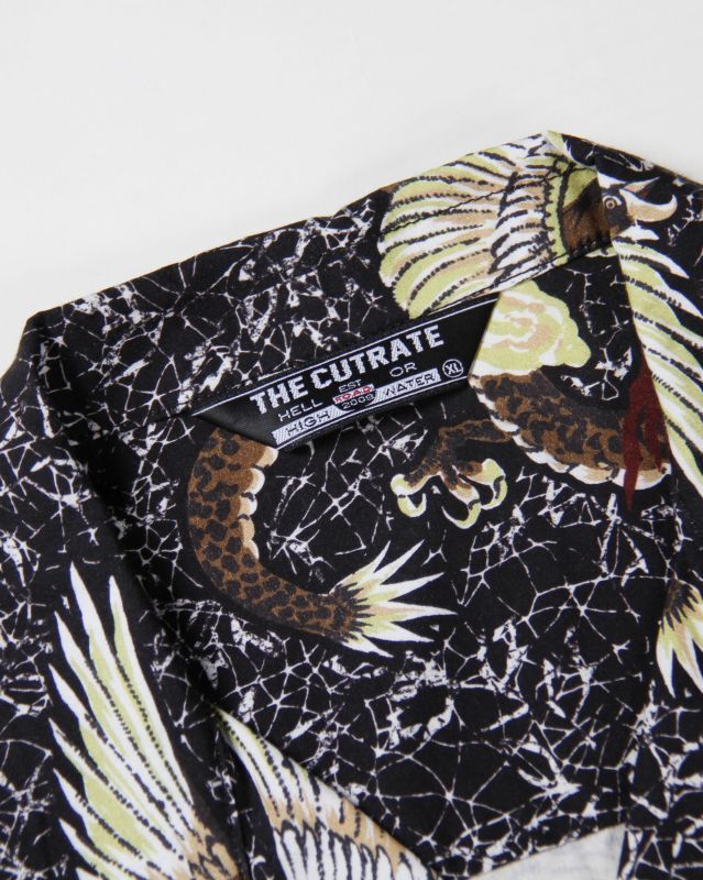 CUTRATE(カットレイト) シャツ CR-21SS029 三巴 ORIENTAL ALOHA SHIRT