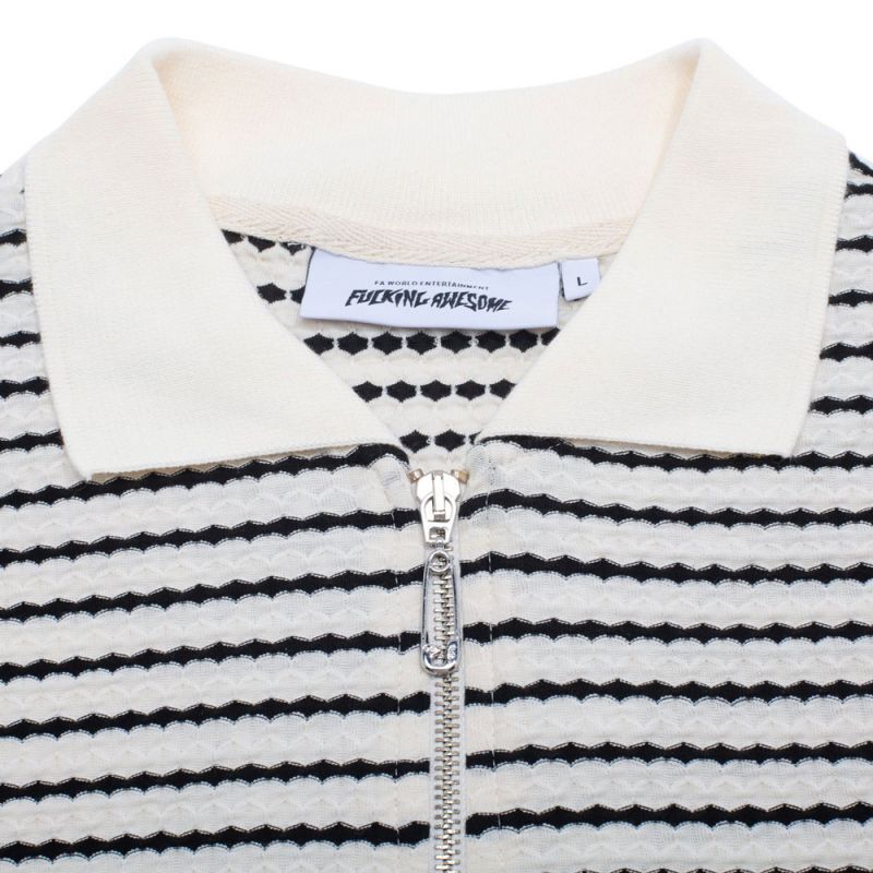 FUCKINGAWESOME（ファッキンオーサム） ポロシャツ SCHOOL DAY 4/1 ZIP 