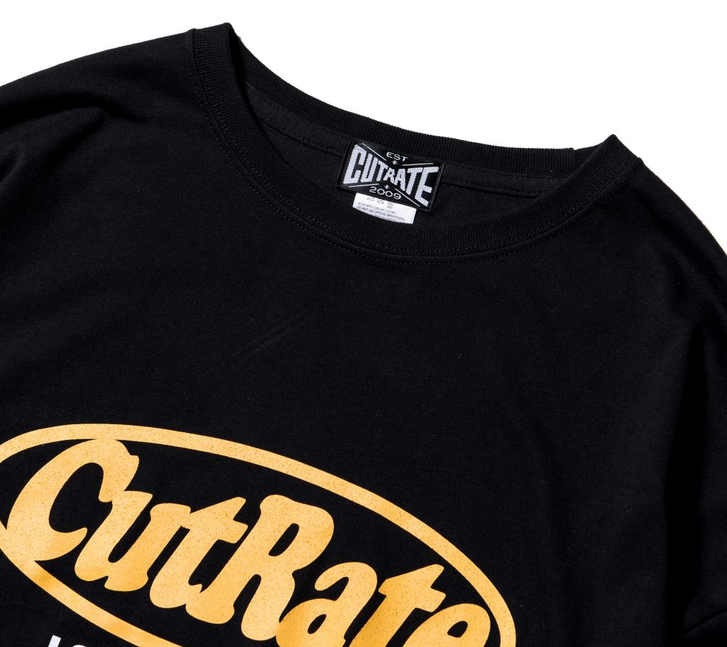 CUTRATE(カットレイト) Tシャツ CUTRATE LOGO DROP SHOULDER S/S T
