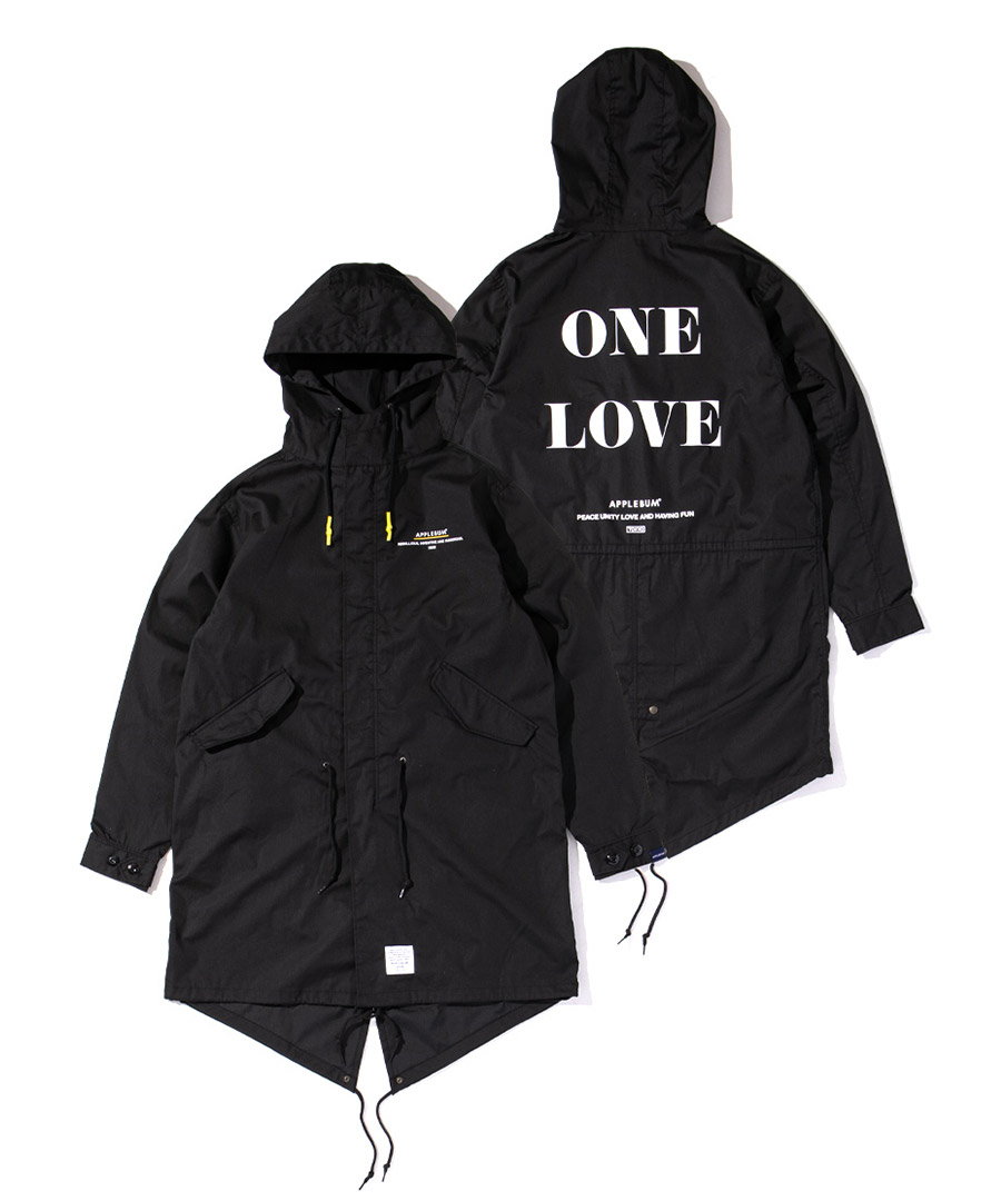 APPLEBUM コート ONE LOVE Mods Coat 黒-