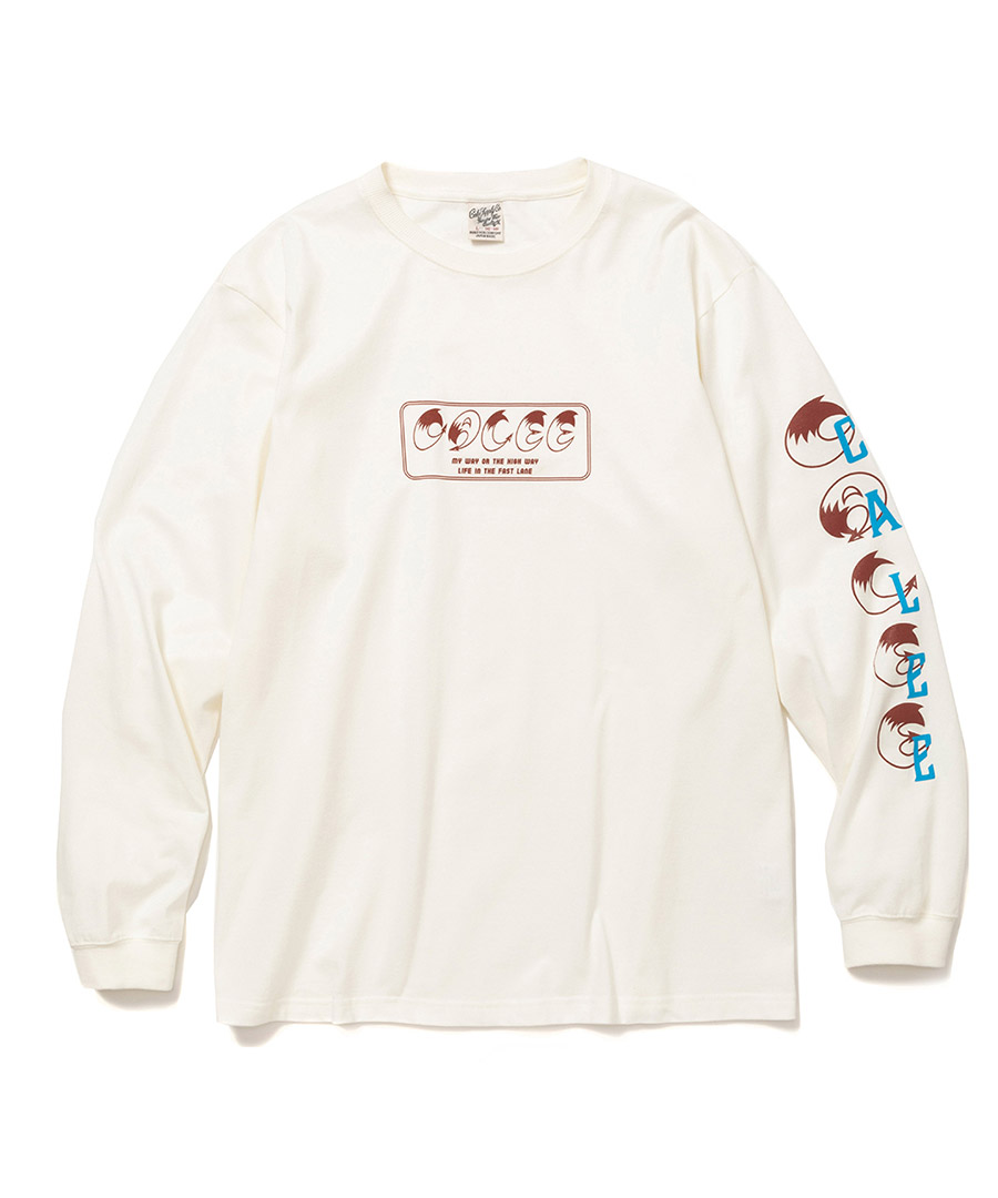 CALEE(キャリー) L/S Tシャツ Calee box logo L/S t-shirt 21AW005 
