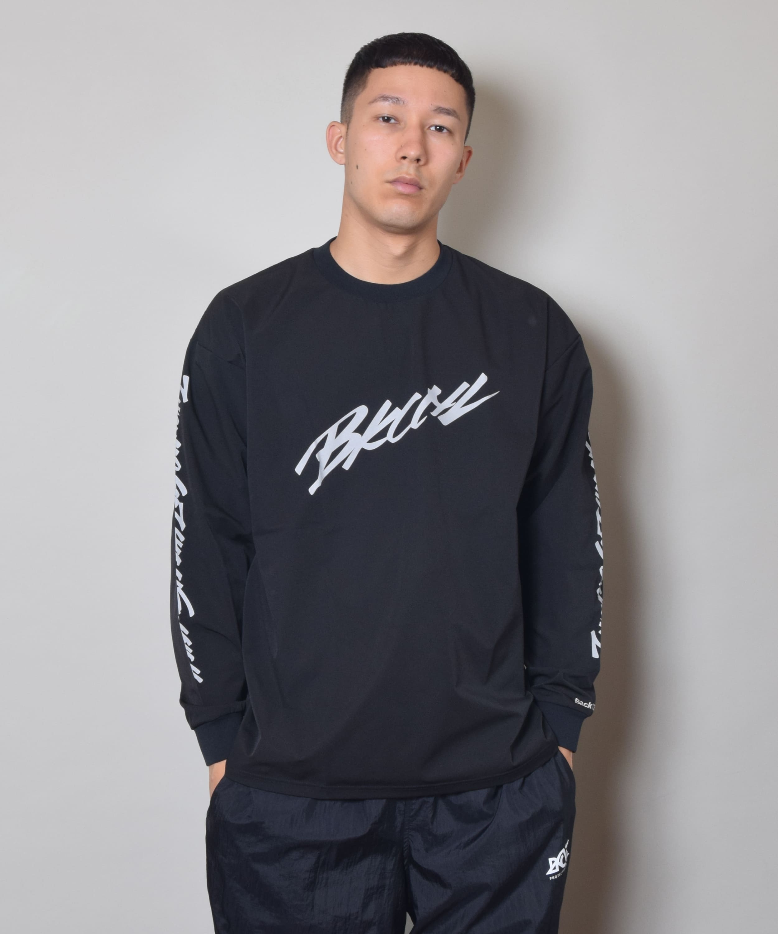 BackChannel バックチャンネル サーマル　ロングTシャツ　ロンt