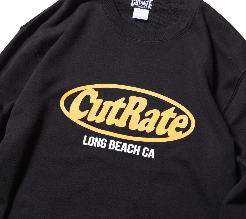 CUTRATE(カットレイト) クルースウェット CUTRATE LOGO L/S SWEAT ...