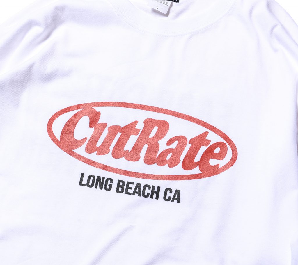 CUTRATE(カットレイト) ロングスリーブTシャツ CUTRATE LOGO