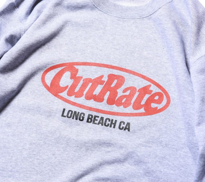 CUTRATE(カットレイト) クルースウェット CUTRATE LOGO L/S SWEAT ...