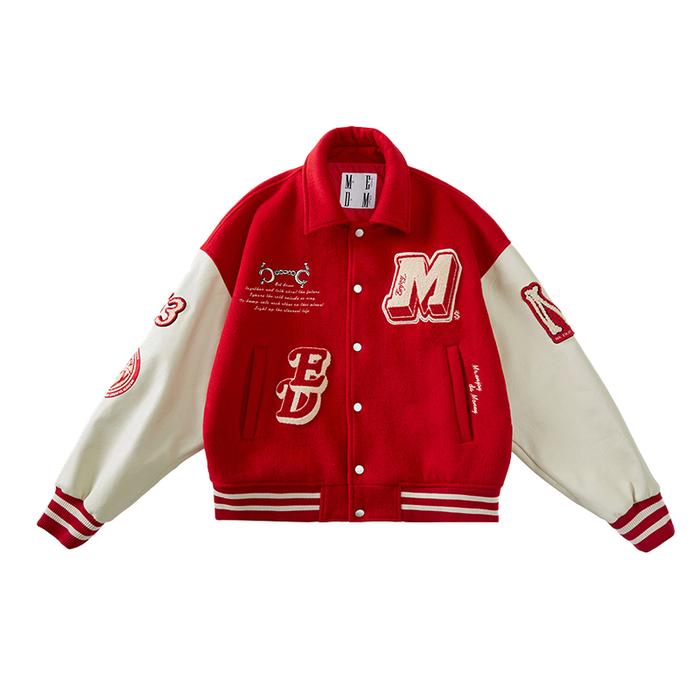 ジャケット Bone Baseball Jacket 