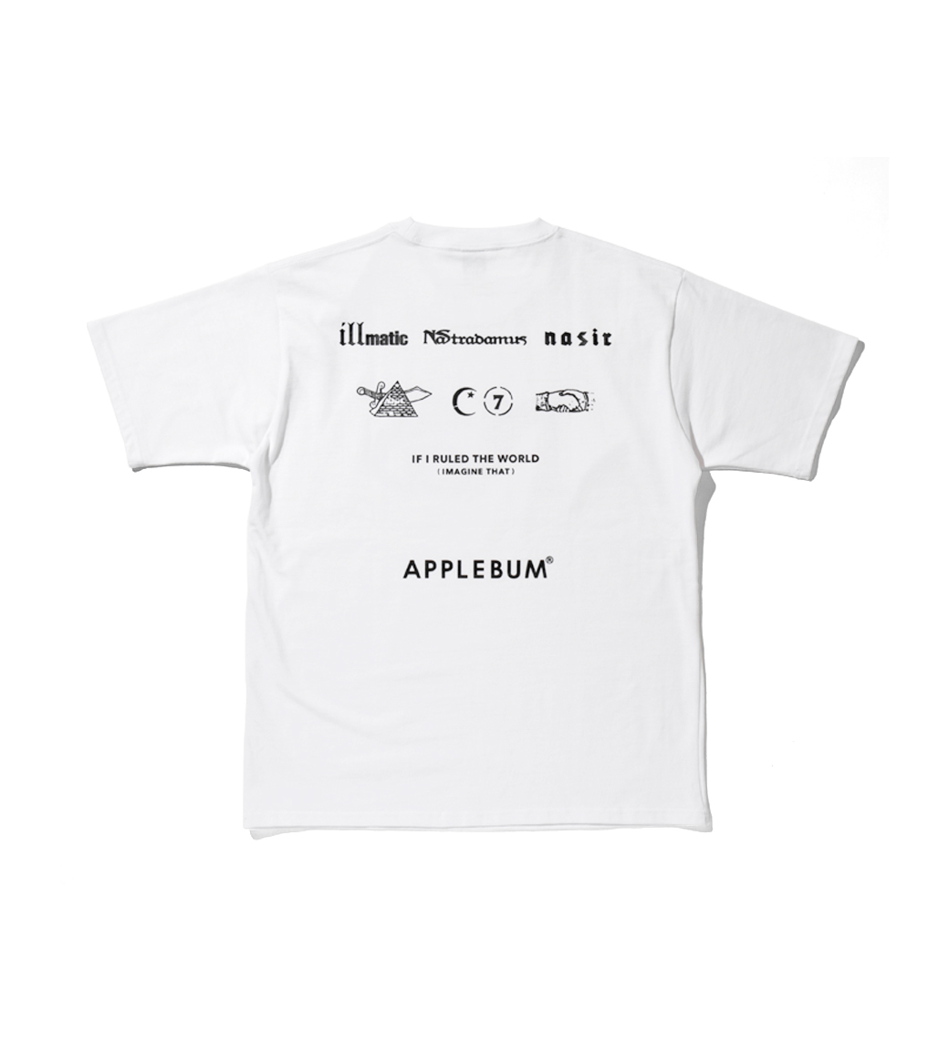 APPLEBUM(アップルバム) Tシャツ “Nas” Logo T-shirt #NA2121101 正規 