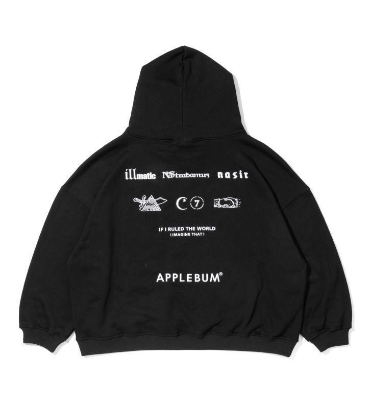 APPLEBUM “Nas” Sweat Parka (Black) XXL