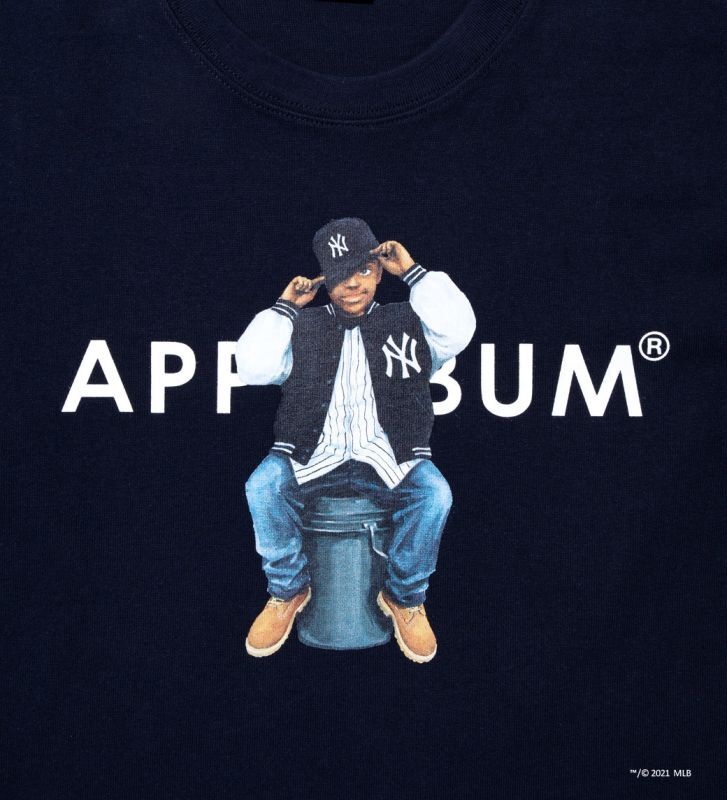 APPLEBUM アップルバム NY Yankees Boy T-shirt L