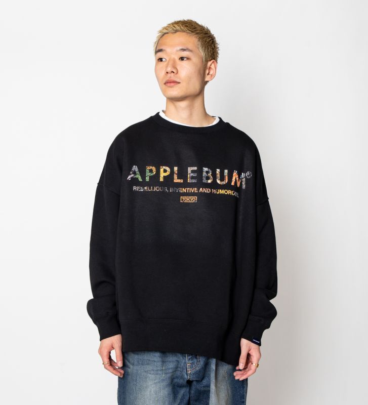 APPLEBUM アップルバム スウェット グレー L ダメージ加工