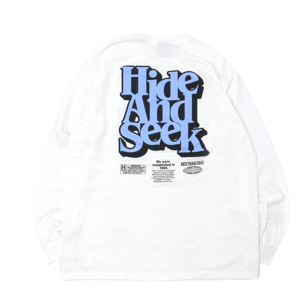 HIDEANDSEEK(ハイドアンドシーク) ロングスリーブTシャツ Solid L/S ...