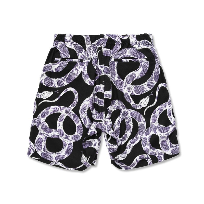 CALEE(キャリー) ショートパンツ Allover snake pattern easy shorts