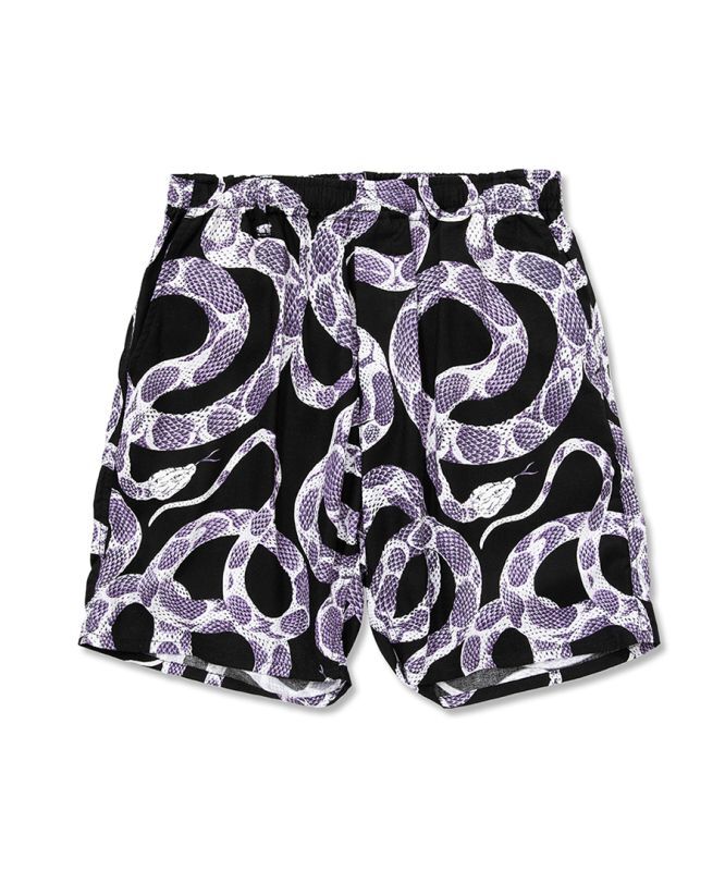 CALEE(キャリー) ショートパンツ Allover snake pattern easy shorts