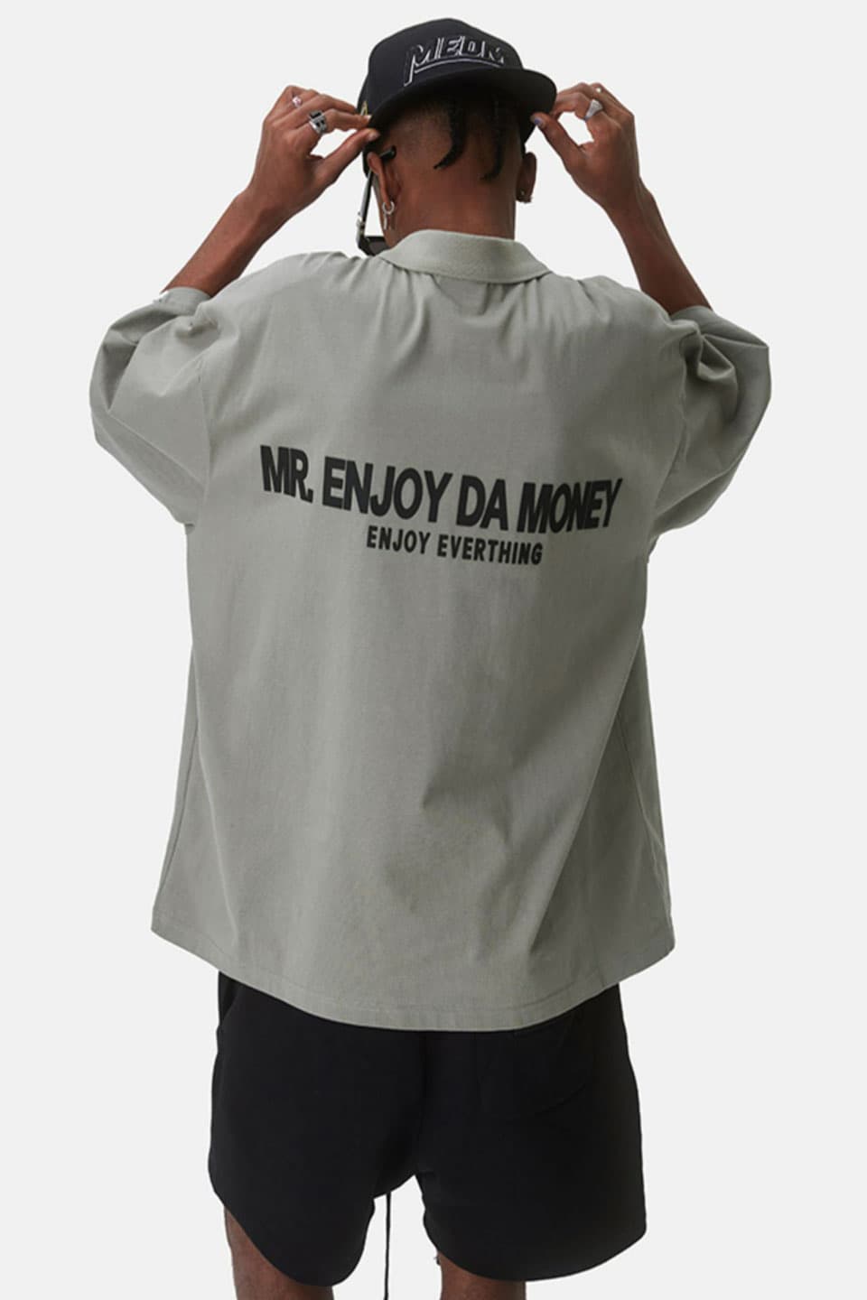 MR. ENJOY DA MONEY(ミスターエンジョイダマニー) ポロシャツ LOGO ...