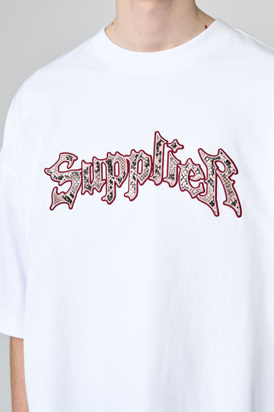 SUPPLIER (サプライヤー) Tシャツ RHINESTONE CROSS TEE 2.0 正規取扱 