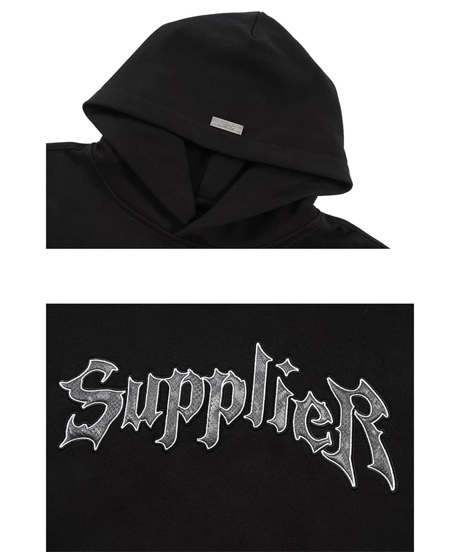 SUPPLIER PYTHON IRON LOGO HOODIE サプライヤー 休日限定 www