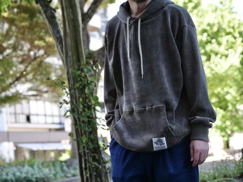 CALEE(キャリー) パーカー Cotton pile jersey pullover hoodie